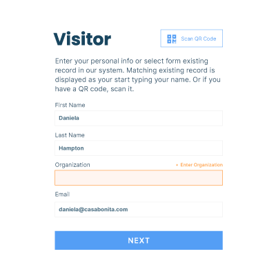 Pre-Register Visitors