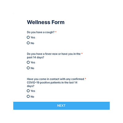 Health Screening Questions