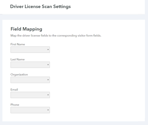 Map Driver License Data