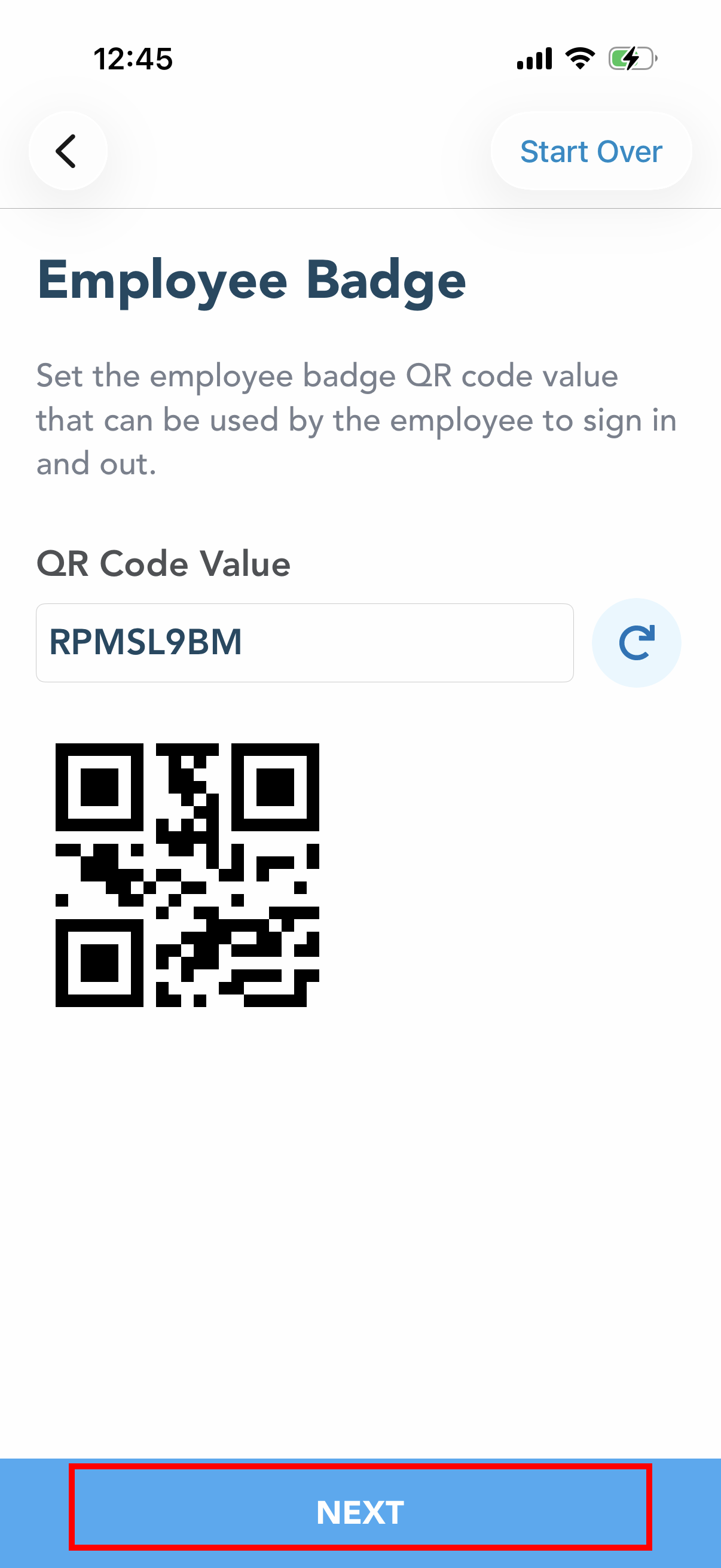 Review QR code
