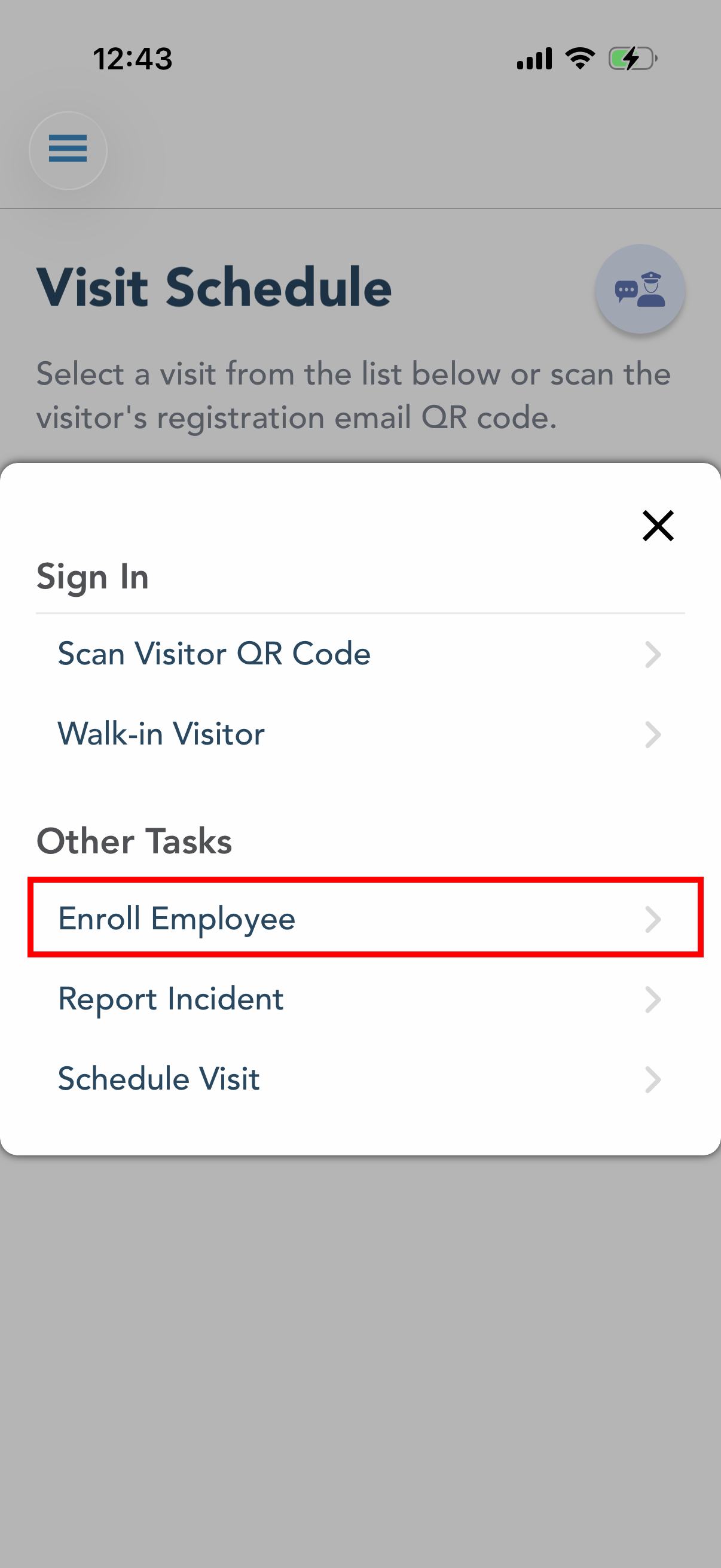 Select enroll employee