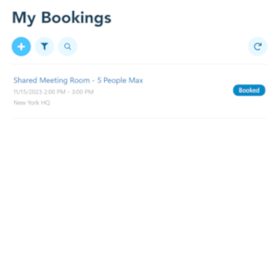 My Bookings